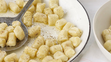 Potatoes gnocchi with Parmigiano Reggiano cream - 36 months ripened Parmigiano Reggiano