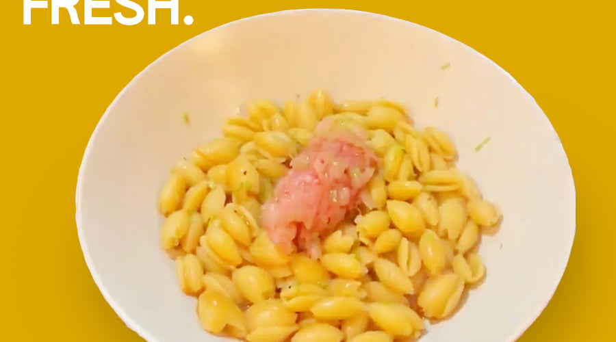 Mr Simply Fresh surprised his friends with this tasty GNOCCHETTI SARDI WITH RED PRAWNS 🔥🦐