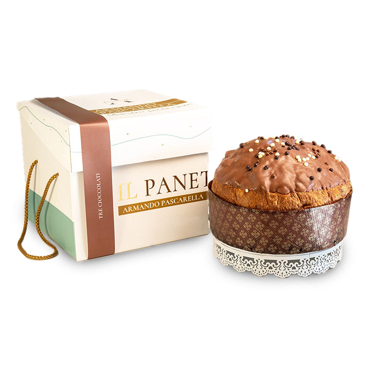 PANETTONE 3 CHOCOLATES 1Kg (Armando Pascarella)