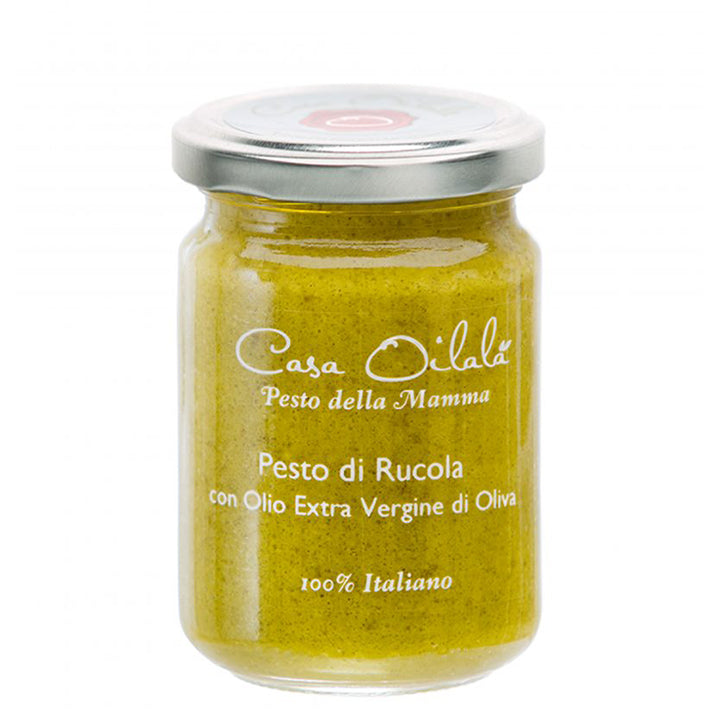 Arugula and Almond Pesto in Extra Virgin Olive Oil 140g