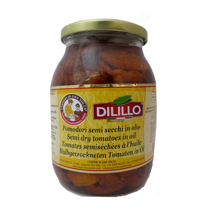 Semi dried Tomatoes in Oil "Dilillo" 1062ml/jar