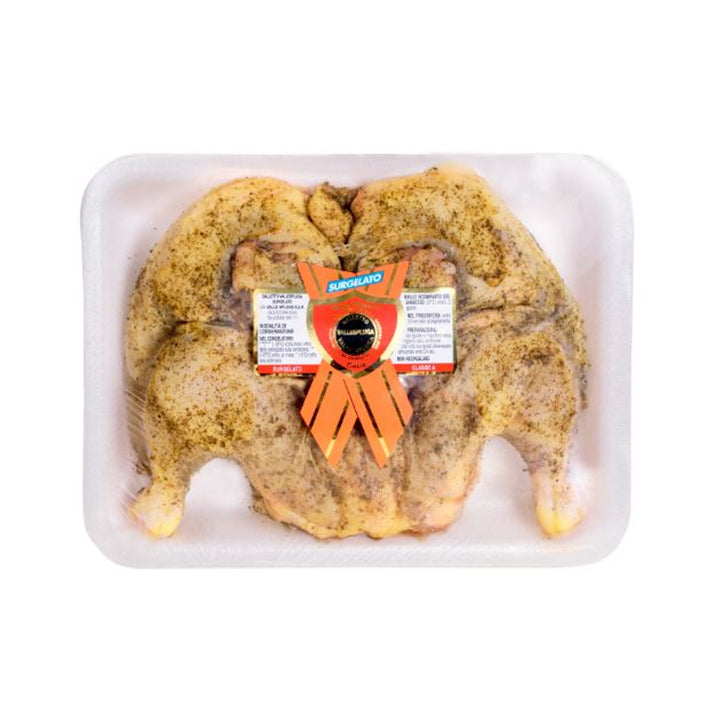 Frozen Opened Spring Chicken with herbs 600-660g