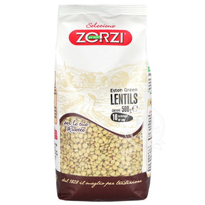 Dried Green Lentils "Zorzi" 500g bag