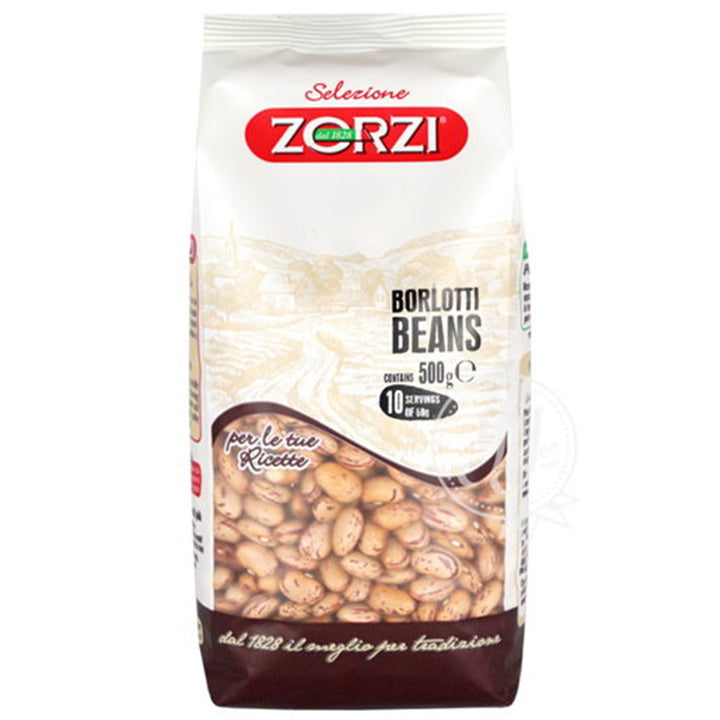 Dried Borlotti Beans "Zorzi" 500g bag