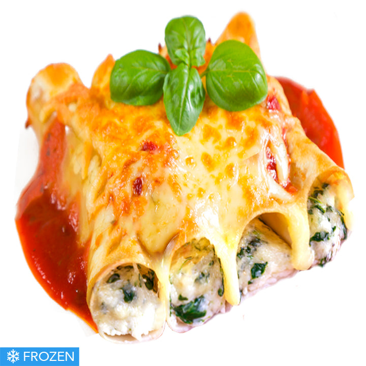 Artisanal Cannelloni Spinach & Ricotta with Tomato Sauce 350g