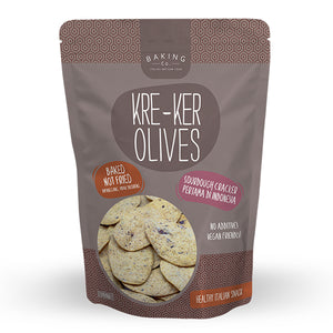 Artisanal Sourdough Cracker "Kre-Ker" Olives 150g