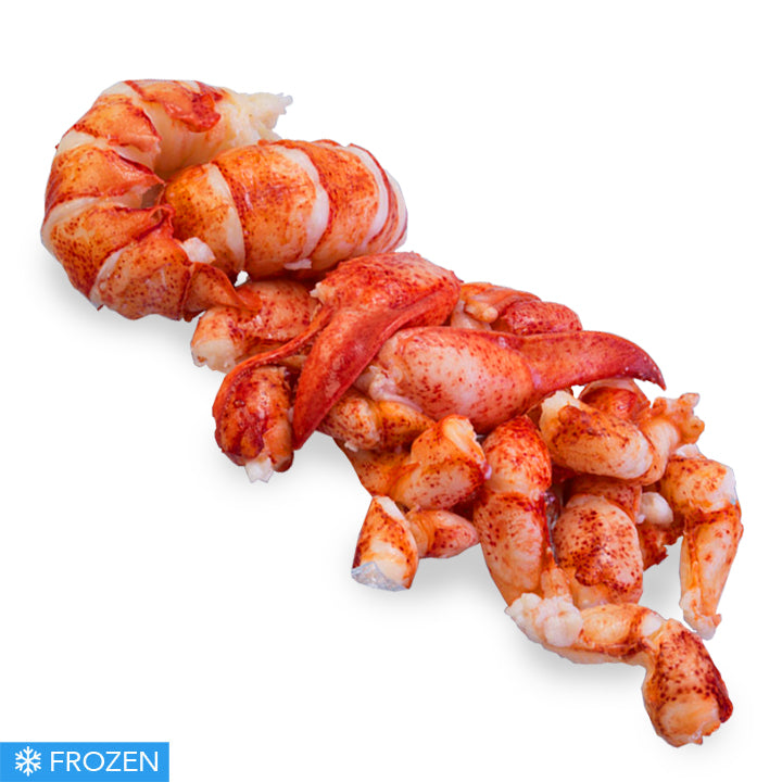 Frozen Peeled Canadian Lobster Tails and Claws (double pack) 908g